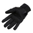 thumbnail image 4 of (Grande, negro)Guantes de moto de verano de malla transpirable pantalla táctil Rojo Verde, 4 of 5