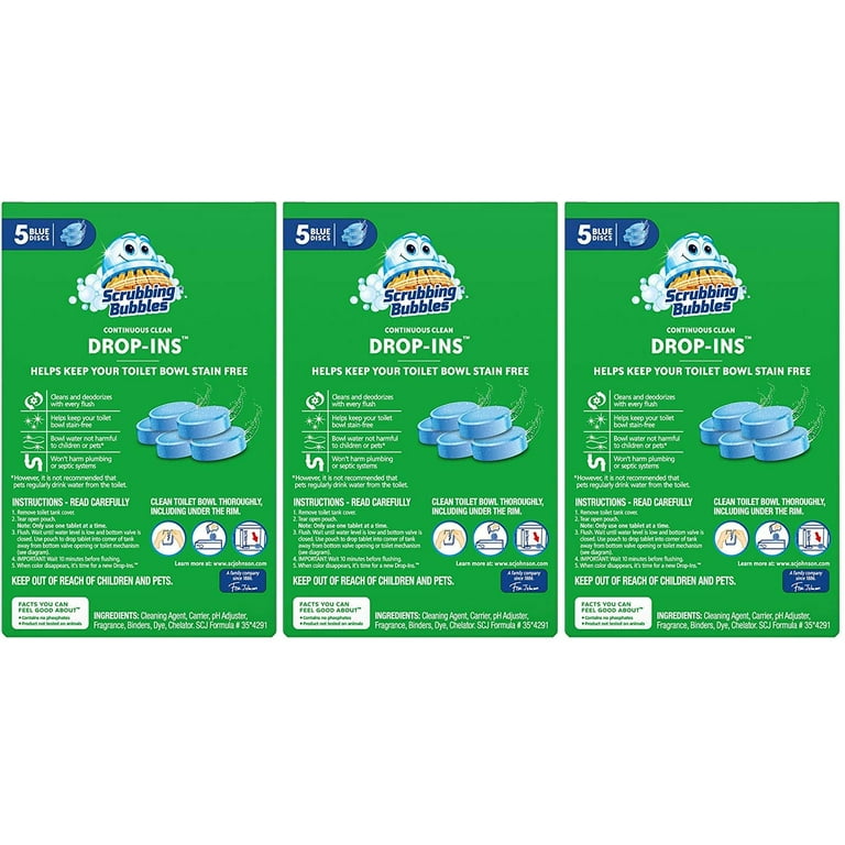 Save on Scrubbing Bubbles Drop-Ins Toilet Bowl Cleaner Tablets - 3 ct Order  Online Delivery