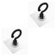 thumbnail image 2 of Gancho giratorio de montaje en pared Cateissary para puerta cocina baño color Negro Gris Blanco, 2 of 6