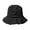 black, variant on Women's Anti-UV Foldable Cotton Bucket Hat for Summer Beach Vacation Travel