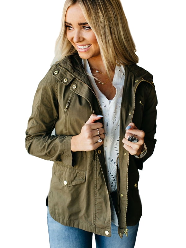 juniors army green jacket
