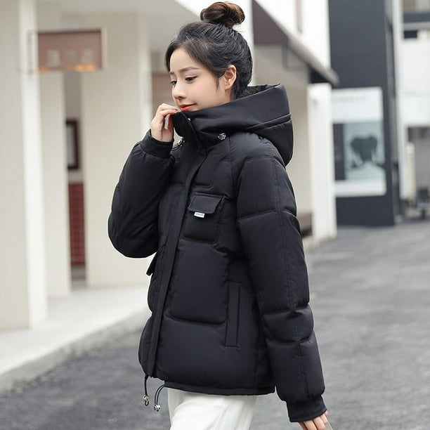 Chaqueta de algodón acolchada para mujer, Chaqueta corta gruesa y holgada de algodón, chaqueta de pan, Chaqueta de algodón para estudiante, abrigo para mujer