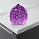 thumbnail image 3 of Adorno de cristal color nogal, mesa de centro, estante de escritorio, decoración de estilo moderno, para sala de estar, material de cristal y metal, con base de madera, para dormitorio, 3 of 8