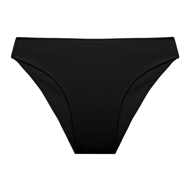 Ropa Interior Dama Gibobby Sexy Transparente Algodón Bordado con Malla Negro XXL