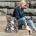 thumbnail image 6 of Sikiie Skulls Roses Clear Backpack, Transparent Bookbag for School for Women Men, Capacity Clear Bag for College, Travel, 6 of 7