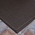 thumbnail image 4 of Couristan Recife Saddle Stitch Indoor /Outdoor Area Rug, Black- Cocoa, 2'3" x 7'10" Runner, 4 of 9