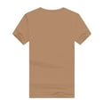 thumbnail image 4 of NTACZA Womens Tunics Short Sleeve Khaki Plus Size Solid T-Shirts Girls'Tops, Tees & Blouses 5x, 4 of 6