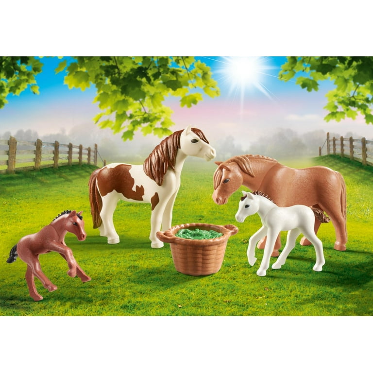 PLAYMOBIL Ponies with Foals Walmart