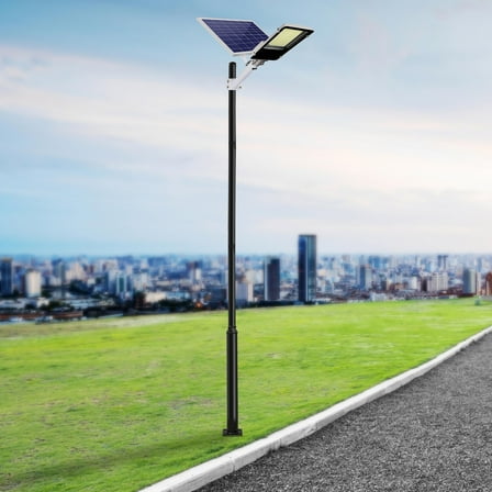 1 PCS Black Street Light Pole, Street Lamp Post, Split Street Lamp Post Suitable for Outdoor Street, About 100kg/220.46lbs Load-bearing Capacity