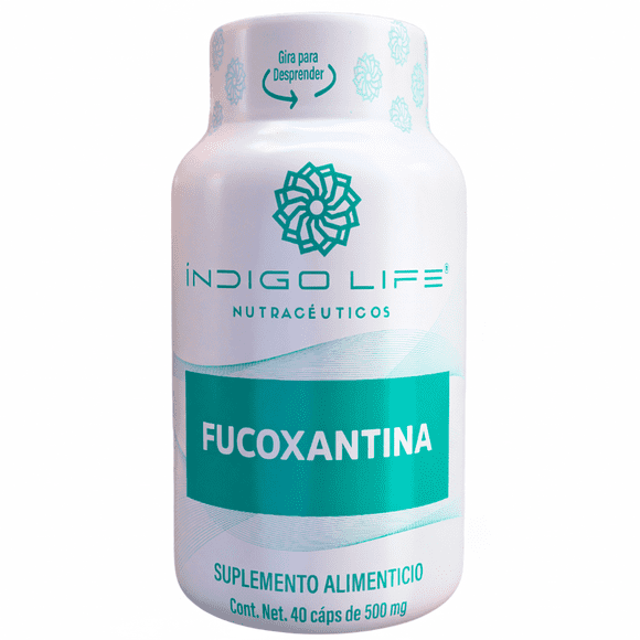 Fucoxantina 40 Capsulas Veganas DE 500 mg INDIGO LIFE NUTRACEUTICOS