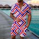 thumbnail image 2 of Playeras Estampadas Para Hombre, Camiseta Holgada Con Estampado De Letras De Ciudad Para Hombre, Conjunto De Ropa Deportiva De Verano, Ropa Deportiva Informal, 2 of 4