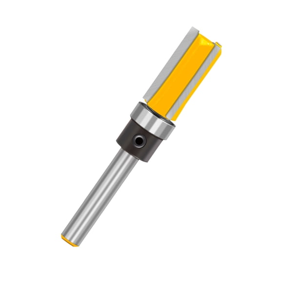 1/4" Shank Flush Trim Router Bit Top Bearing for Woodworking Metal Cutting