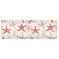 thumbnail image 6 of Yayeee Kitchen Valance Rod Pocket 54" x 18" Living Room Window Curtain, Brown Starfish, 6 of 6