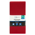 thumbnail image 3 of Mainstays 300 Thread Count Easy Care Percale Fitted Bed Sheet, Twin/Twin XL, Red Sedona, 1 Piece, 3 of 7