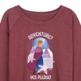 thumbnail image 3 of Frozen - Winter - Adventure? Yes Please! - Women's Lightweight French Terry Long Sleeve Shirt, 3 of 5