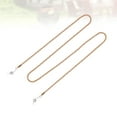 thumbnail image 6 of HAKIDZEL 1Set Sunglasses Chains Golden Metal Anti-slip Eyeglasses Rope For Traveling, 6 of 8