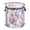 Lavender Florals, variant on Pop-Up Collapsible Laundry Hamper With Zippered Lid Dual Handles 50L Lavender Florals
