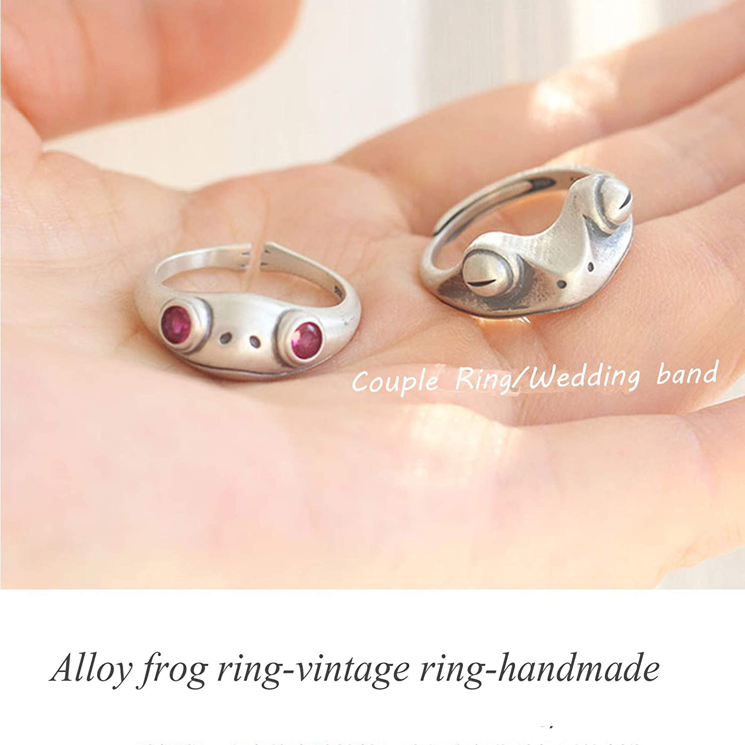 couple frog rings