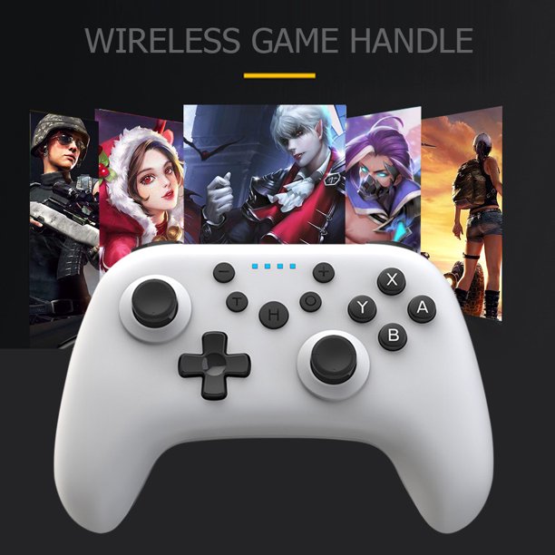 Mango De Juego Inalámbrico Consola de juegos inalámbrica para Switch Pro Controller Gamepad (blanco)