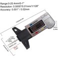 thumbnail image 2 of Tire Tread Tread Numbers 0-25.4Mm Caliper Thickness Gauge Tire Depth Measurement Silver, 2 of 5