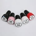 thumbnail image 4 of Bling-cargador USB para coche  adaptador rápido de doble puerto  5V  2.1A  rosa  decoración de coche  estilo de coche  accesorios de coche  Interior para mujer  nuevo, 4 of 7