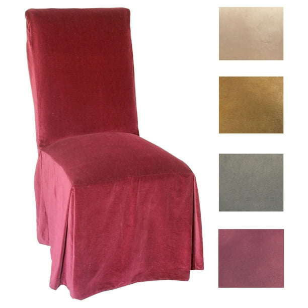 Classic Slipcovers Microsuede Parsons Chair Slipcover (Set of 2