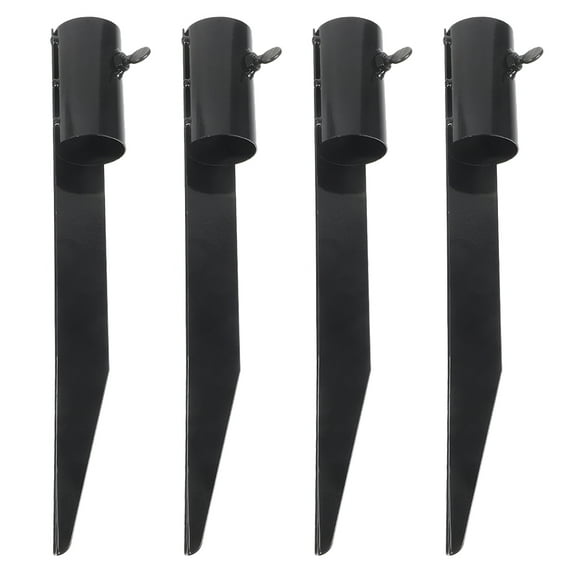 PENIKOKO 4Pcs Reinforced Metal Stakes for Outdoor Light Stakes in Gardens and Yards