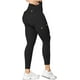 thumbnail image 3 of Pantalones de yoga de cintura alta para mujer con bolsillos elásticos y cónicos, pantalones de entrenamiento para levantamiento de glúteos, pantalones de chándal, 3 of 5