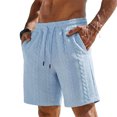 thumbnail image 3 of Kcolen Men's Casual Shorts, Elastic Waist Athletic Shorts, Drawstring Lightweight Summer Beach Shorts with Pockets, 3 of 10
