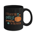 thumbnail image 3 of I Teach the Cutest Pumpkins in the Patch Black Coffee Mug, 3 of 4