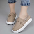 thumbnail image 2 of Girl Slip On Sneakers Hook and Loop Low Top Casual Walking Shoes School Comfort Footwear, 2 of 10