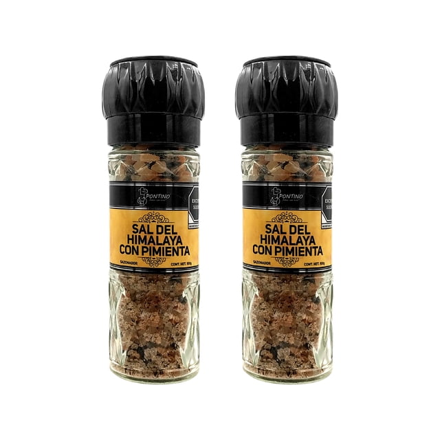PONTINO Sal Del Himalaya Con Pimienta 100g 2 Piezas