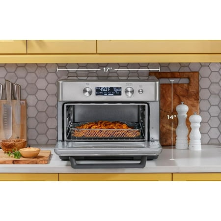 GE - Convection Toaster Oven with Air Fry - Stainless Steel