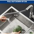 thumbnail image 2 of Kitchen Faucet with Pull-Out Sprayer and 2 Spray Modes, Kitchen Mixer Tap with 360° Rotating Pull-Out Sprayer, Hot & Cold Water Available, 2 of 5
