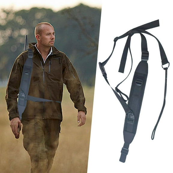 CxhicLuv Camouflage Sling Strap, 27.6-47.2 Inch Adjustable Strap – Padded, Durable, Versatile – Suitable for Outdoor Adventures, Hunting, Outdoor Enthusiasts, Hunters