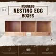 thumbnail image 2 of Rugged Ranch TRIPLEX RuggEgg Barn Wooden Chicken Coop Triple Nesting Egg Boxes, 2 of 7