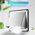 thumbnail image 5 of Ventilation Grille Ventilation Grille 100mm Ventilation Grille Stainless Steel Hood Grille S20241230, 5 of 5