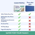 thumbnail image 2 of Clean People Spring Fabric Softener Dryer Sheets - Removes Static Cling - Vegan - 240 Pack, 2 of 9