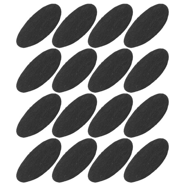 FOMIYES 20Ud Protectores Antideslizantes Para Macetas De Jardín Tapas De Drenaje No Tejidas Color Negro