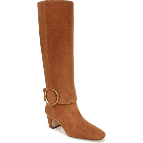 Franco Sarto Women's Flexa Solene Knee High Boot Saddle Brown 8M