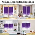 thumbnail image 6 of Purple Waves Kitchen Curtains 84 Inch Length, Ombre Abstract Art Gradient Modern Grommet Top Bedroom Living Room Curtains, Light Filtering Cafe Curtain Drapes 2 Panels Set 104''x84'', 6 of 9