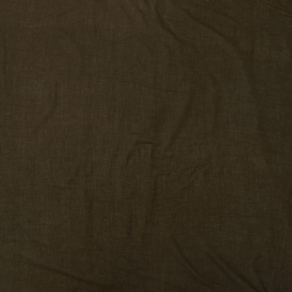 Knitwit 40" Wide Brown Indian Cotton Cambric Fabric Material Light Weight Crafting By The Yard