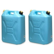 Scepter 5 gal Military Style Water Can Container with Spout, 2 Pack