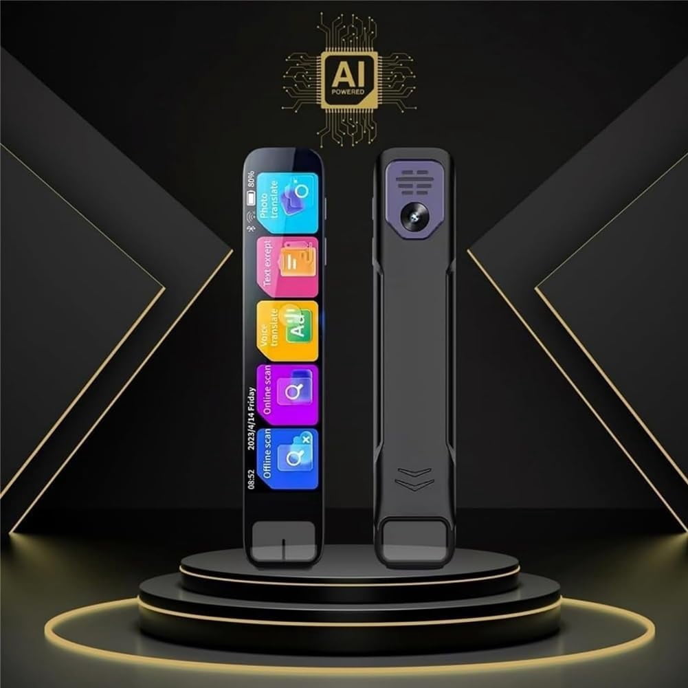 Pen Gpt, Chat Gpt Pen, Ai Scanning Smart Pens, Ai Pens, Instant Answers, Offline Translation, Multipurpose Translation Device for Math, History More, Text Scanner 150 Languages