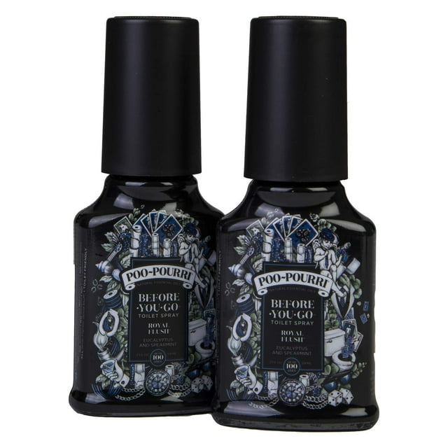 Spray de baño Poo-Pourri Royal Flush, 60 ml, paquete de 2
