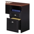 thumbnail image 3 of Bowery Hill L-Shaped Wood Computer Desk in Black, 3 of 4