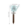 thumbnail image 2 of Eucalyptus Blue Watering Kettle Wood Garden Stake for Decoration 1 Piece, 2 of 5