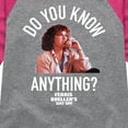 thumbnail image 3 of Ferris Bueller's Day Off - Do You Know Anything - Toddler And Youth Girls Raglan Graphic T-Shirt, 3 of 5