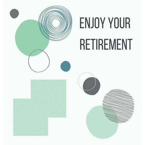 Happy Retirement Guest Book with lined pages (hardback), (Hardcover)