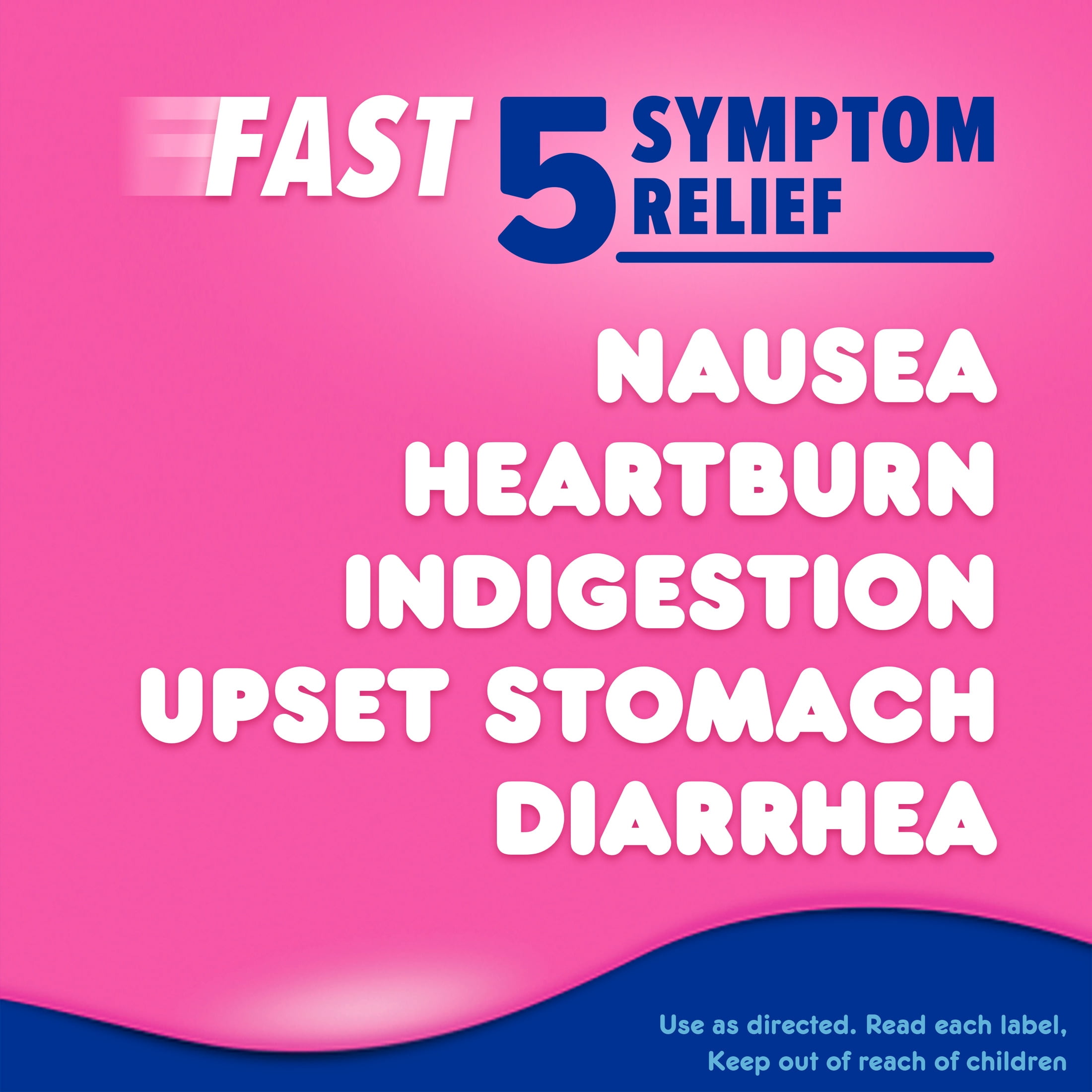 Pepto Bismol ULTRA Liquid, Fast 5-Symptom Stomach Relief, Upset Stomach Relief, 8 Oz